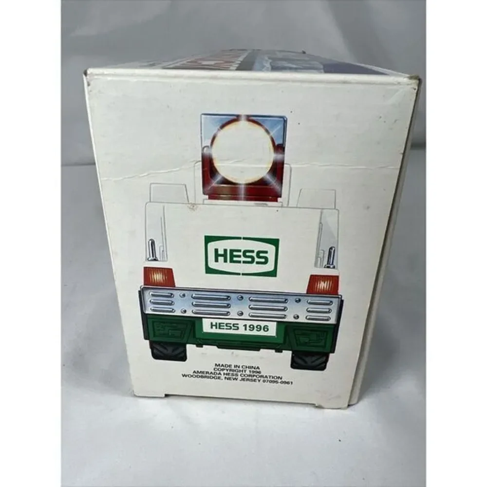 Vintage 1996 Hess Truck Emergency Vehicle‎ In Original Box